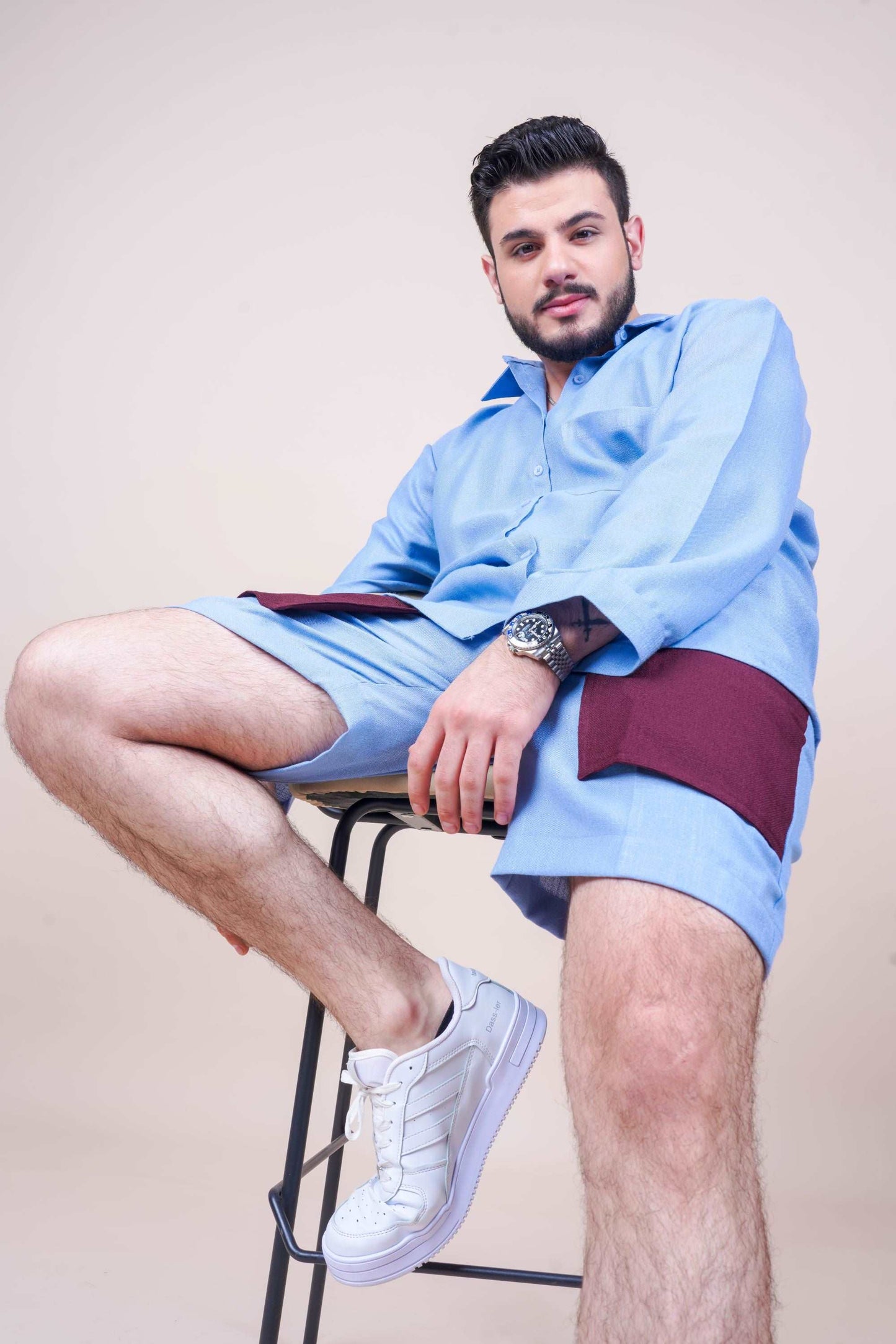 Duo-Color Sky Unisex Co-ord Set