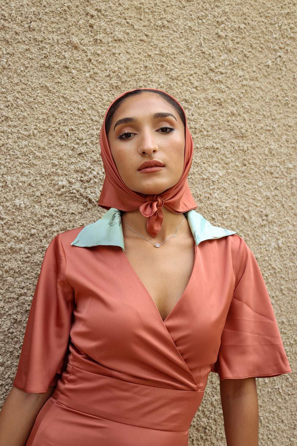 The Carnation Slit Gown