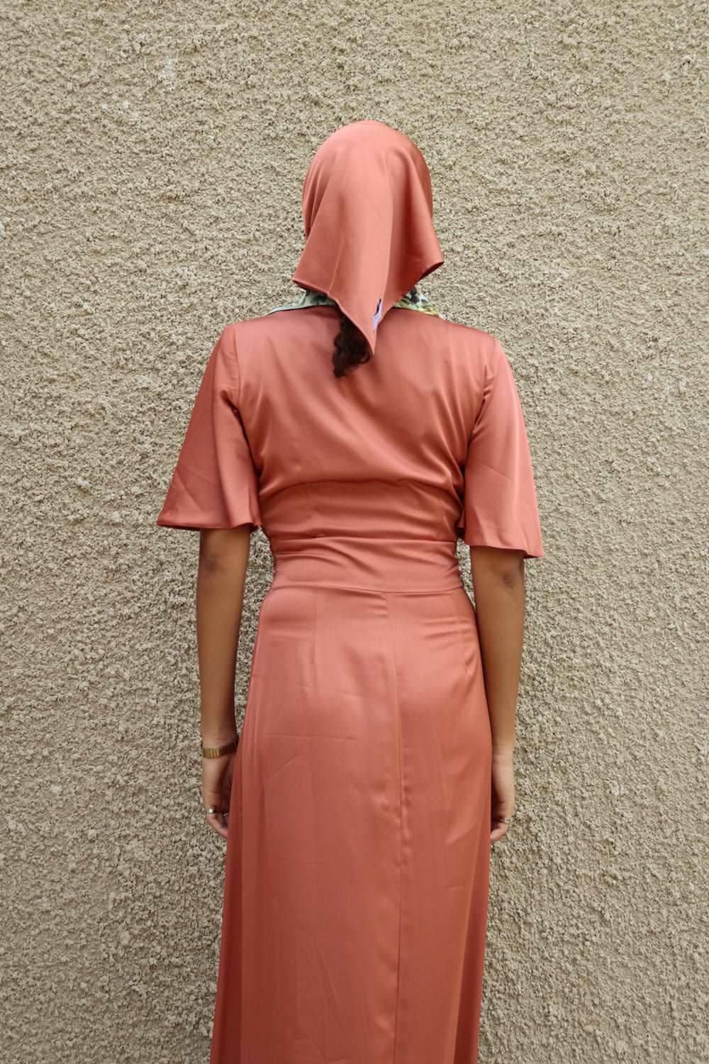 The Carnation Slit Gown