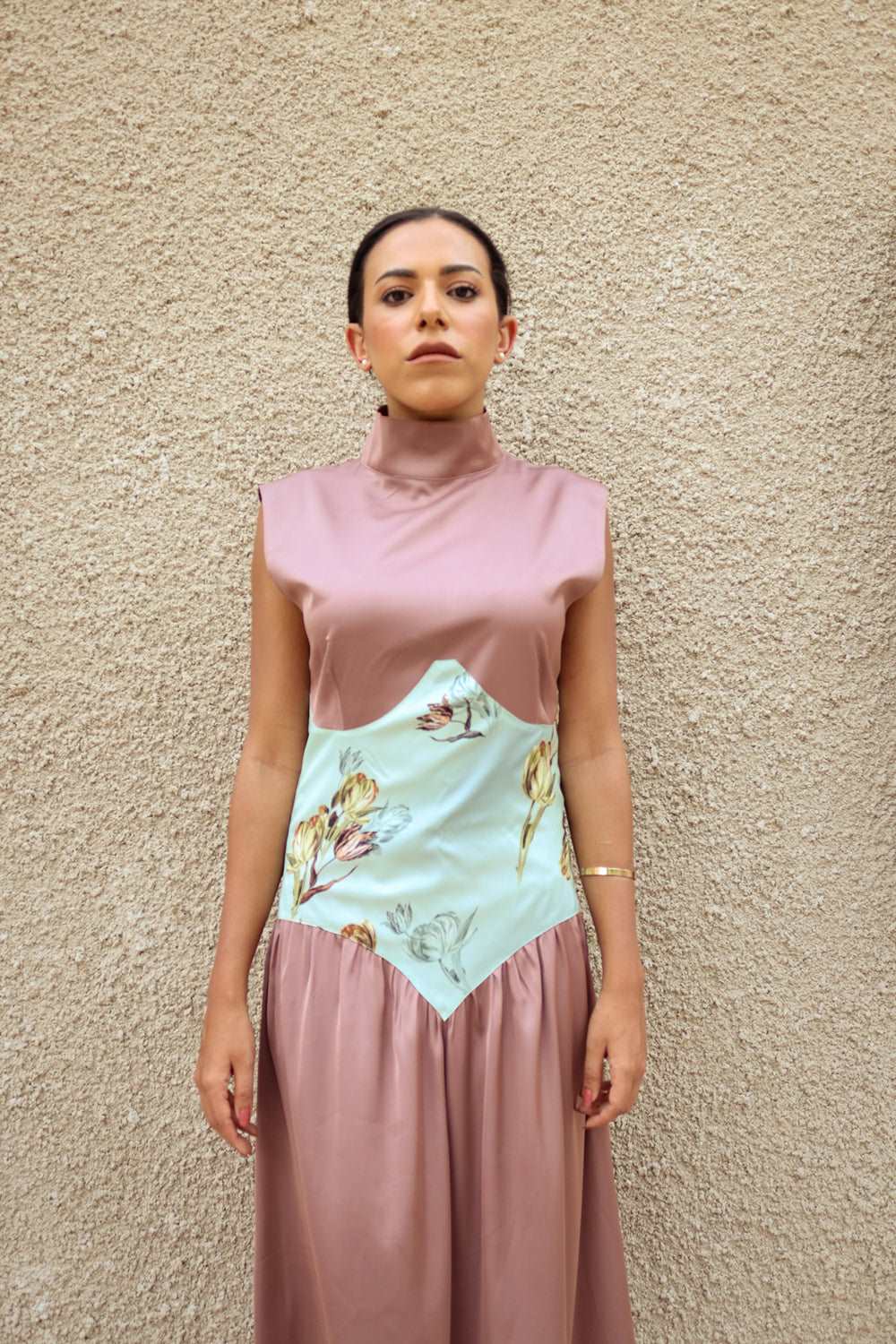 The Toffee Rose Flare Dress