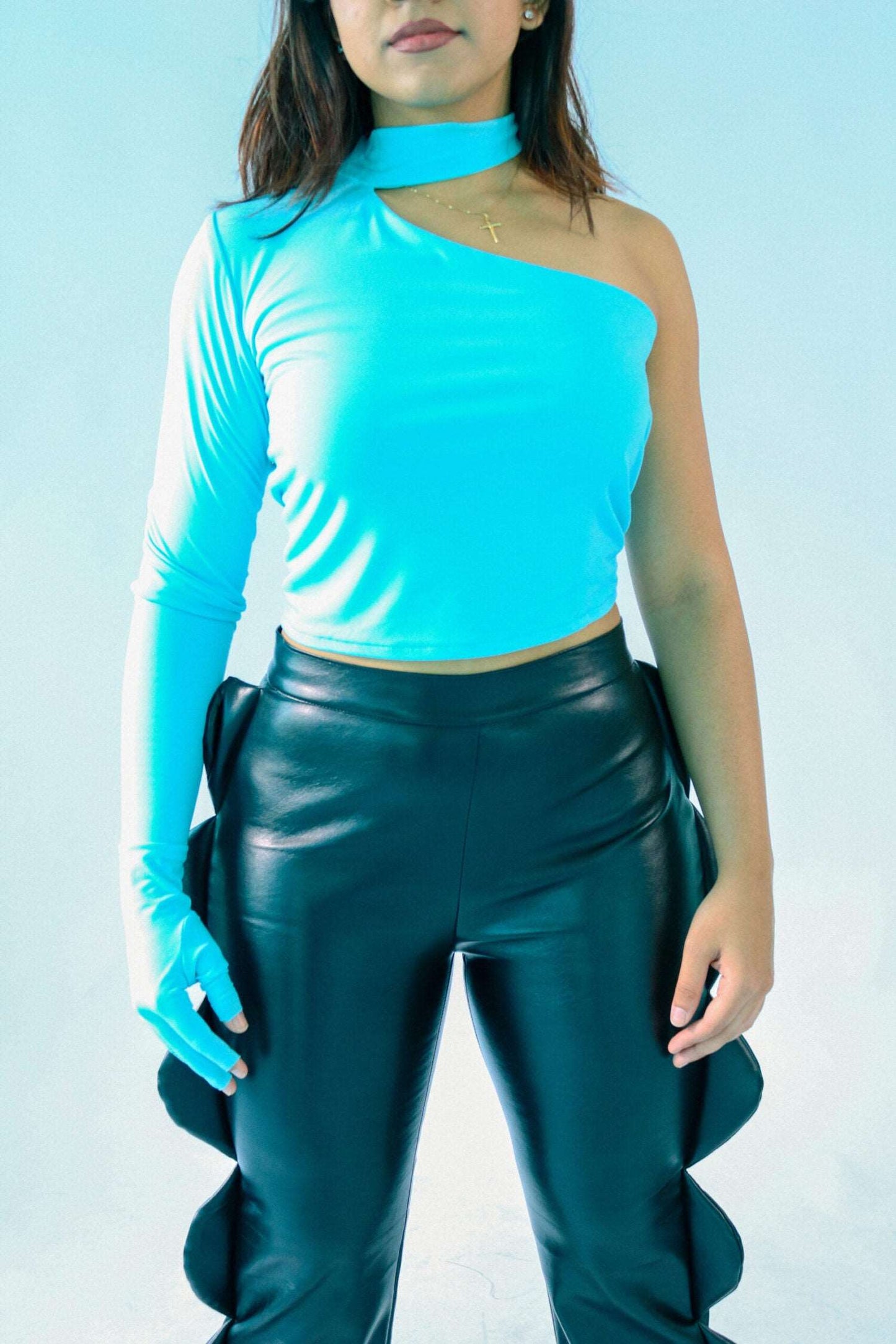 Primal Rush Surface one shoulder Top