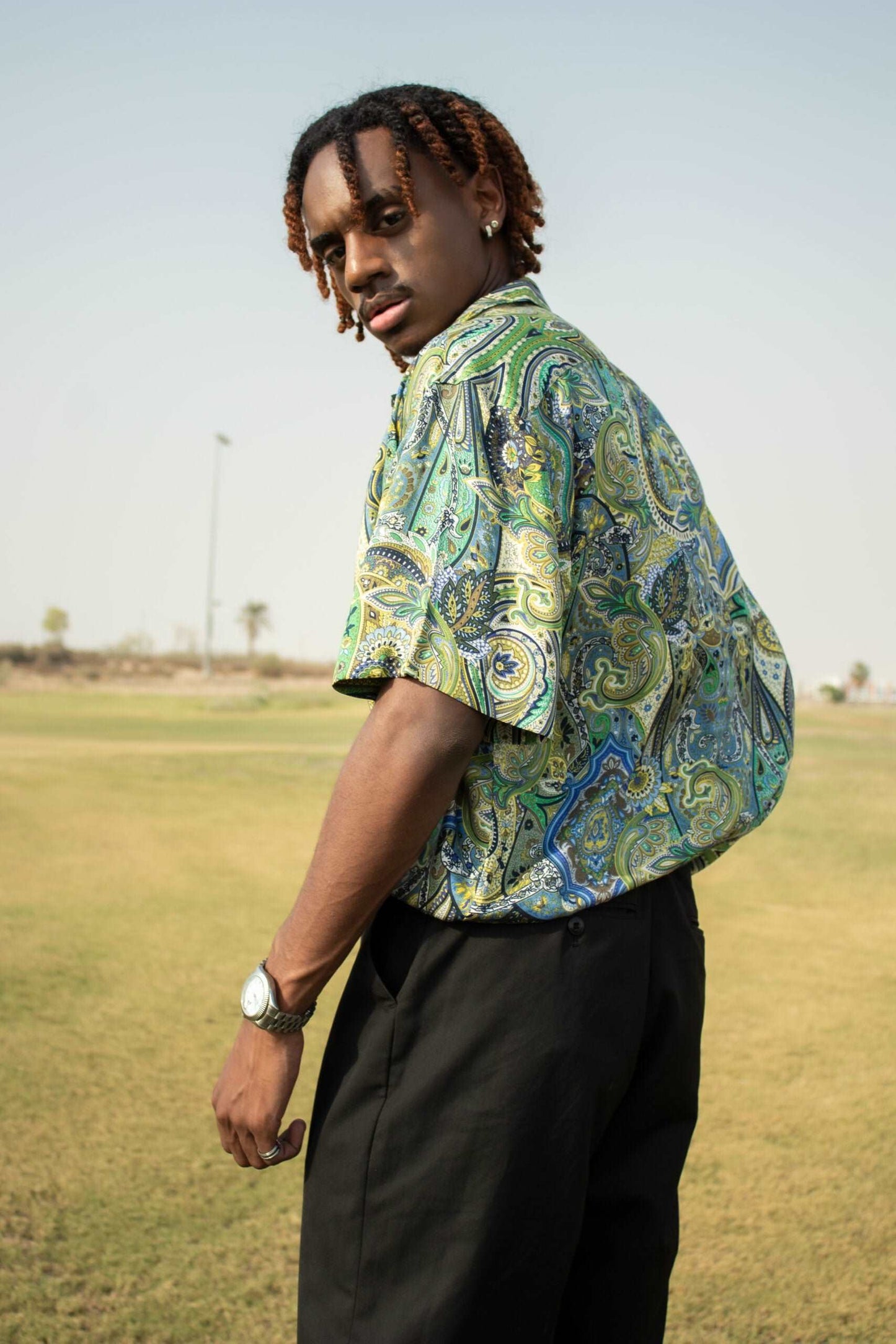 Paisley Printed Mens Shirt