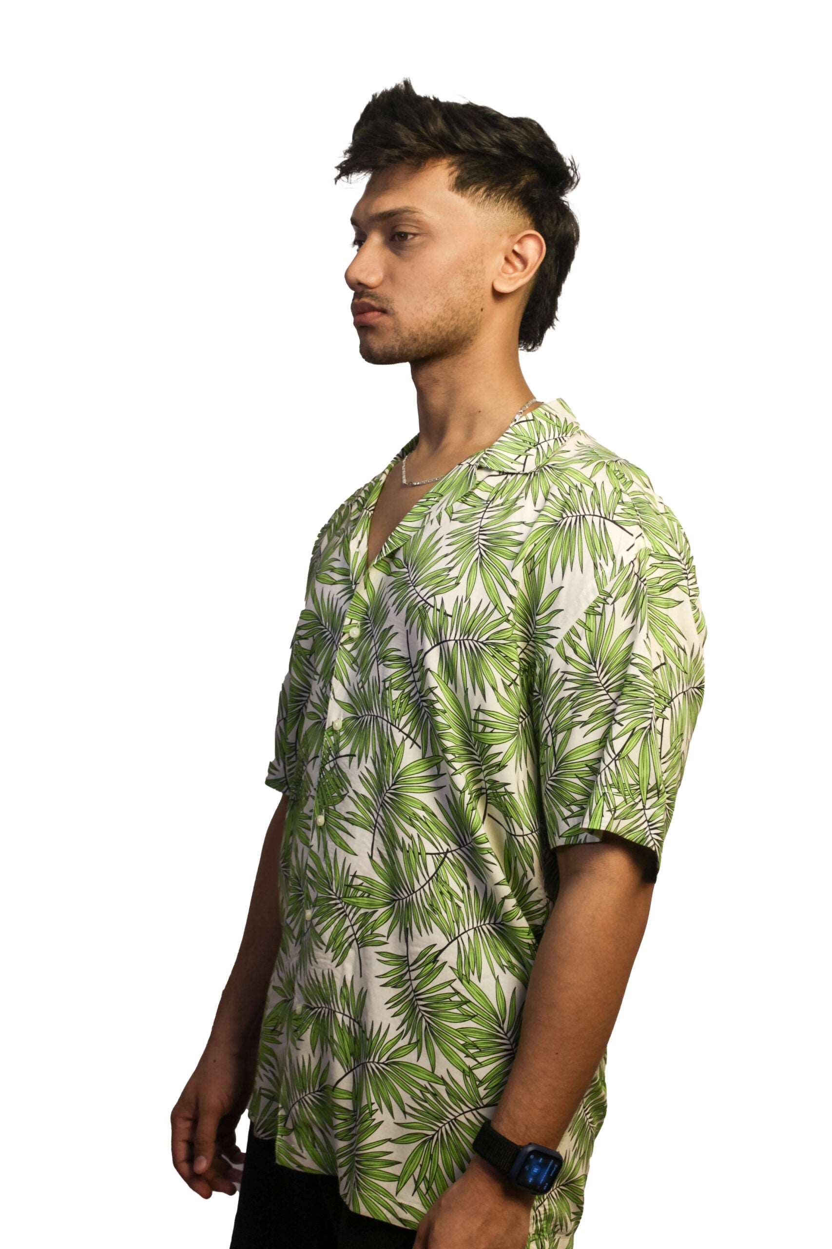 Kambusa Leaf Print Shirt